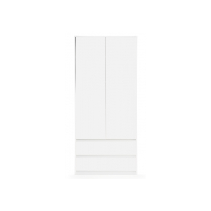 Шкаф Идена ШК06-900 ЛДСП белое / ЛДСП белое