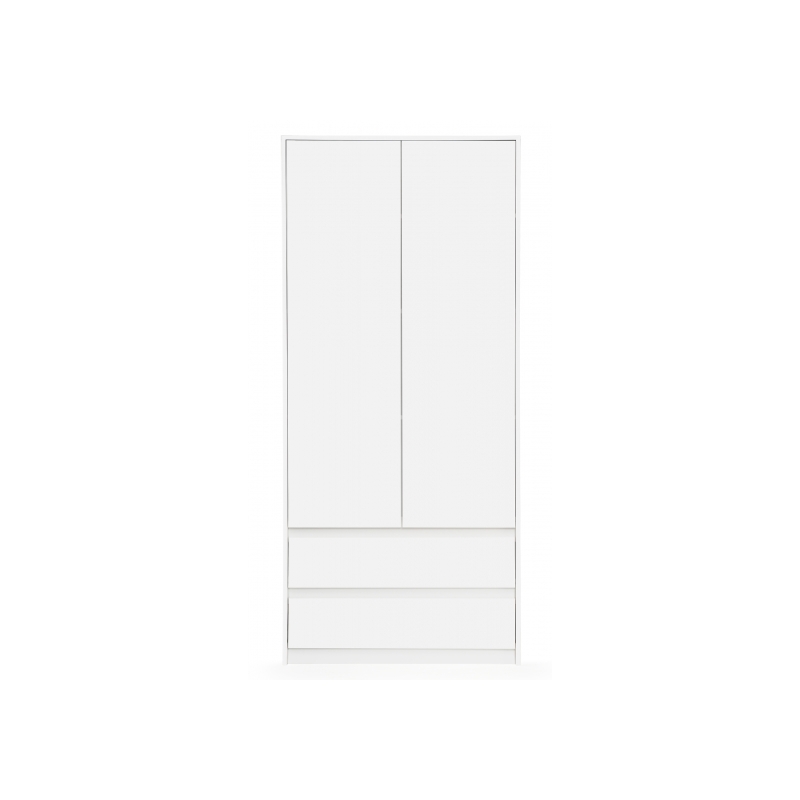 Шкаф Идена ШК06-900 ЛДСП белое / ЛДСП белое