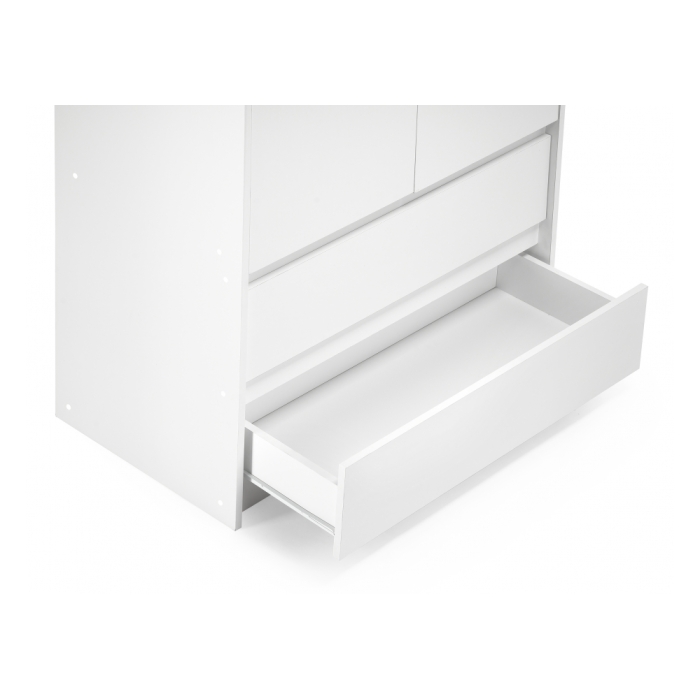 Шкаф Идена ШК06-900 ЛДСП белое / ЛДСП белое