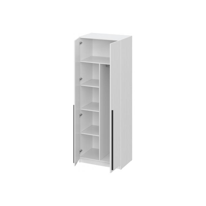 Шкаф Бирма ШК-800 белое дерево / белое дерево