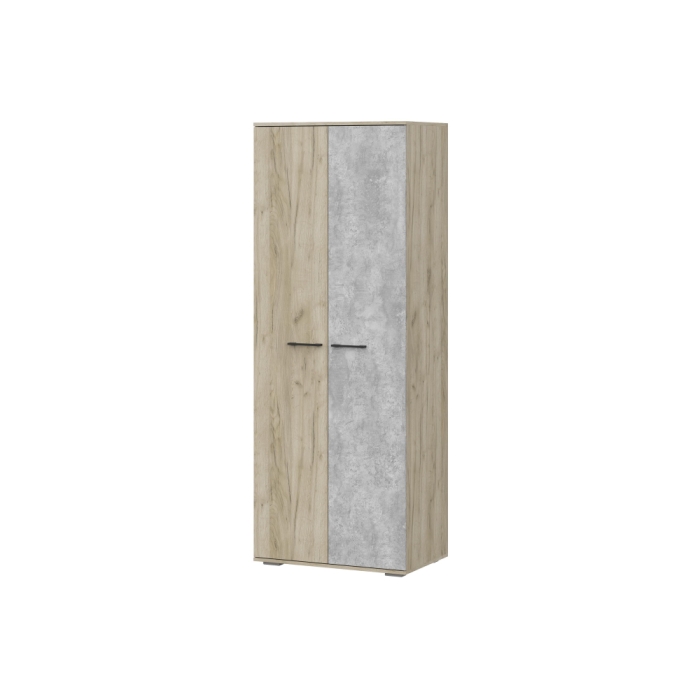 Шкаф Вальс ШК-800 дуб крафт серый / бетонный камень