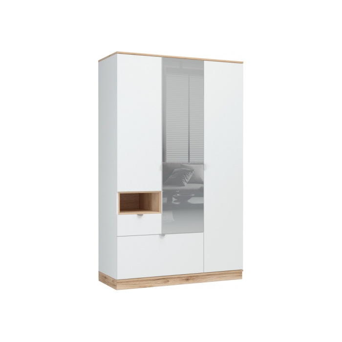 Шкаф Джидда 1350 белый / дуб делано