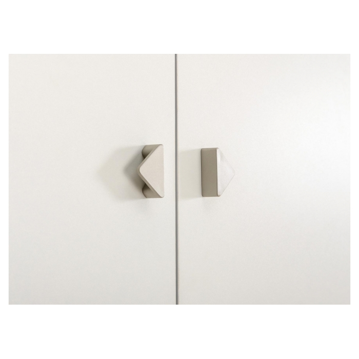 Шкаф Эльга белый шагрень / дуб белый exclusive