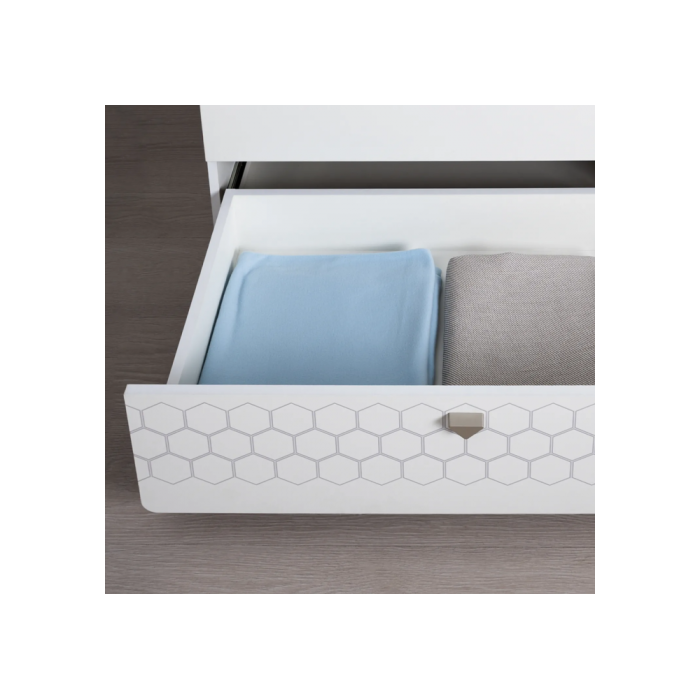 Шкаф Эльга белый шагрень / дуб белый exclusive