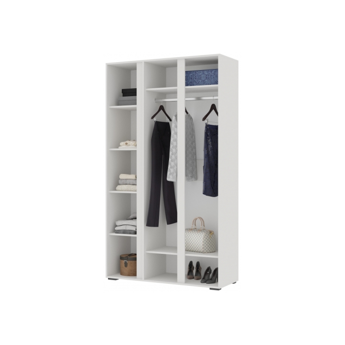 Шкаф Элла ШК 02 белый / белый