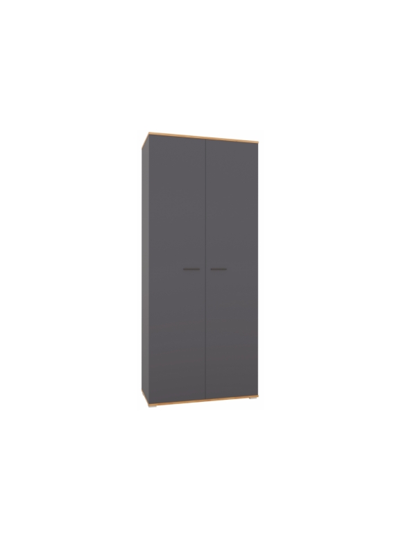 Шкаф Кассандра 92 дуб крафт золотой / антрацит