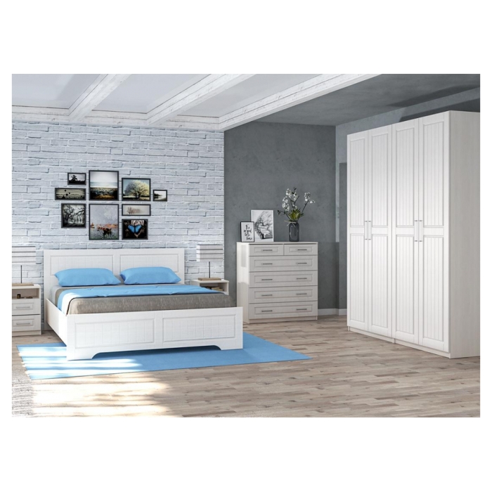 Шкаф Кэт-6 Кантри бодега / сандал белый