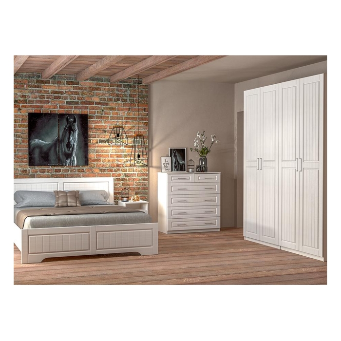 Шкаф Кэт-6 Кантри бодега / сандал белый