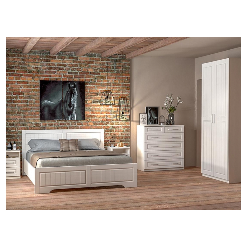 Шкаф Кэт-6 Кантри бодега / сандал белый