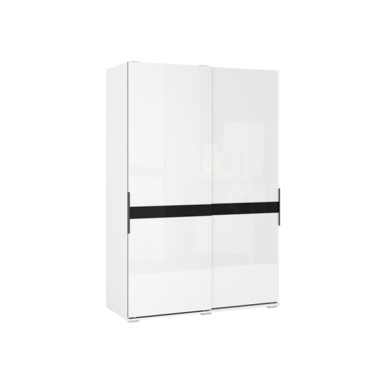 Шкаф-купе Аделисия белый / глянец белый