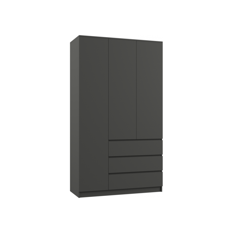 Шкаф Мадера ШМ 1200 ЛДСП графит новый