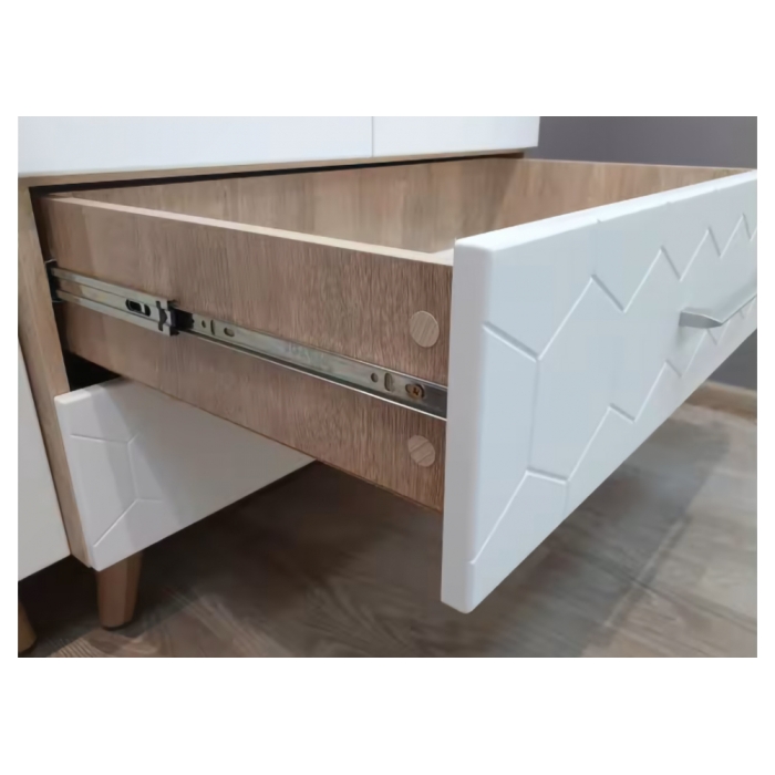 Шкаф Мариус М-01 дуб баррик / белый матовый