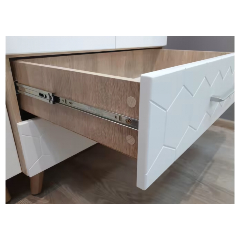 Шкаф Мариус М-01 дуб баррик / белый матовый