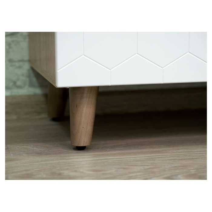 Шкаф Мариус М-01 дуб баррик / белый матовый