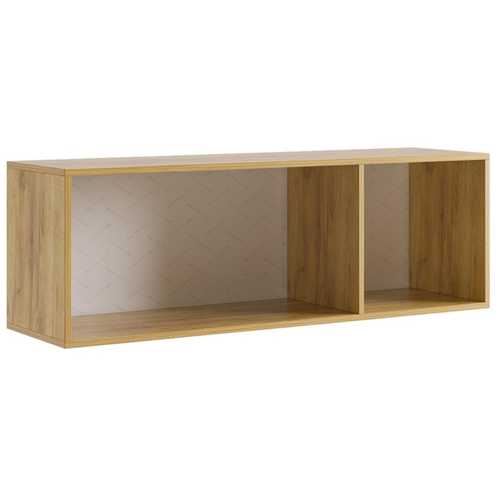 Шкаф навесной Бери 120 дуб крафт золотой / белое дерево