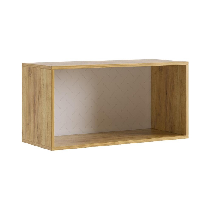 Шкаф навесной Бери 80 дуб крафт золотой / графит