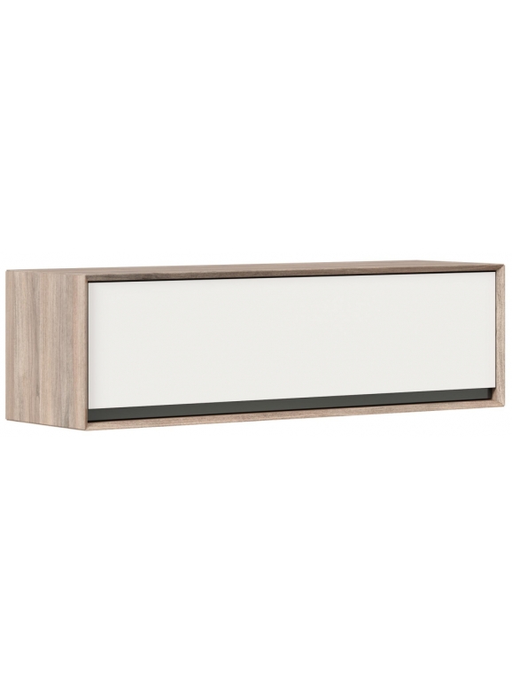 Шкаф навесной Электра 1200 вяз дымчатый / белый