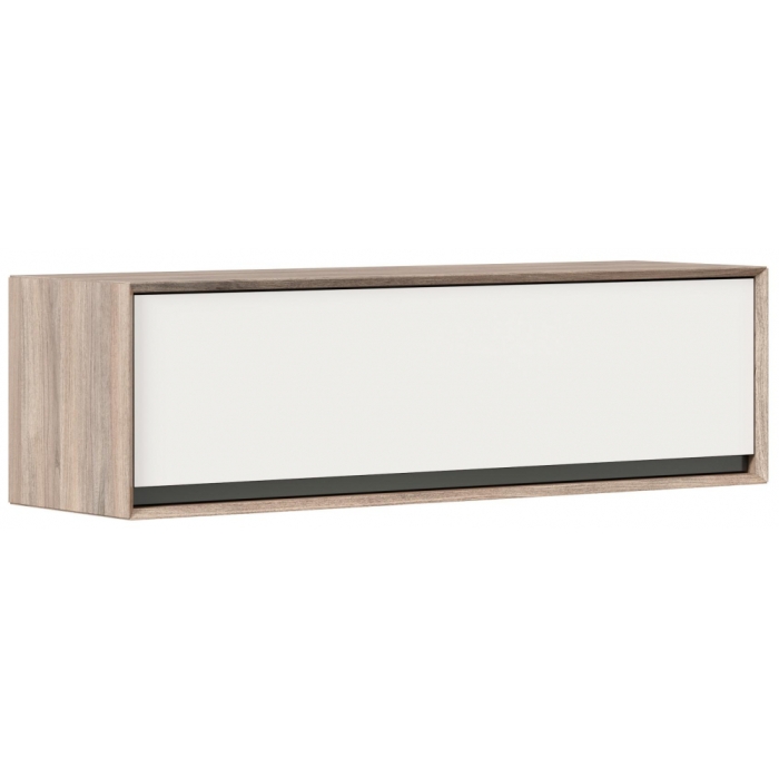 Шкаф навесной Электра 1200 вяз дымчатый / белый