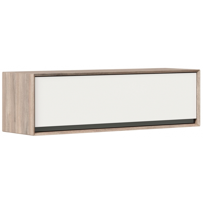 Шкаф навесной Электра 1200 вяз дымчатый / белый