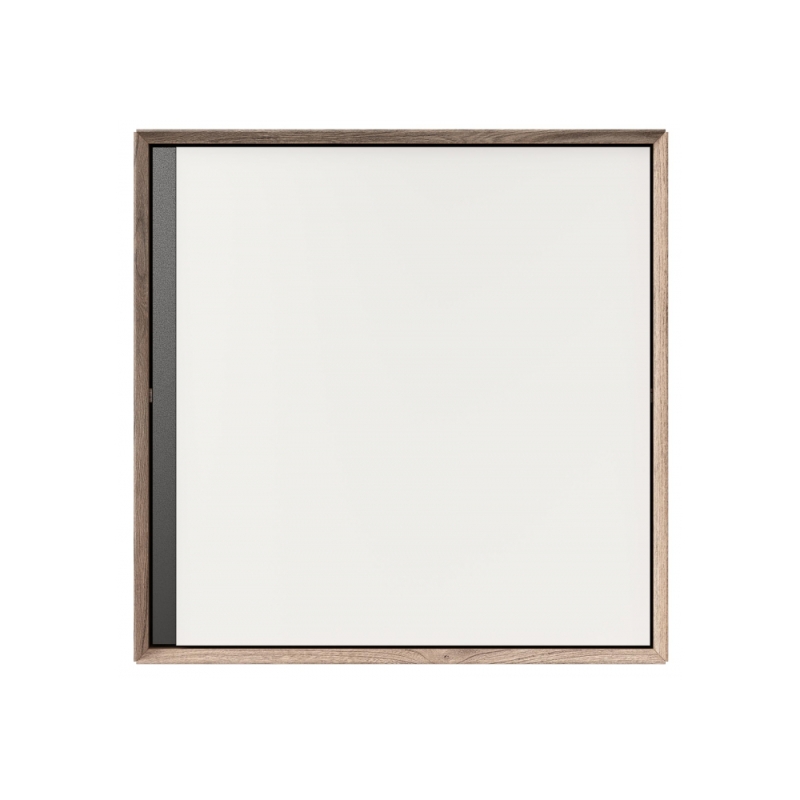 Шкаф навесной Электра 600 вяз дымчатый / белый