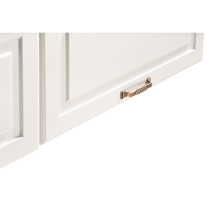 Шкаф навесной Ливерпуль белый / ясень ваниль