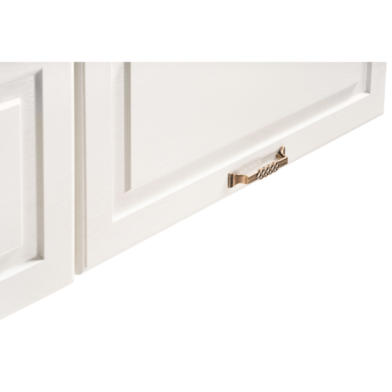 Шкаф навесной Ливерпуль белый / ясень ваниль