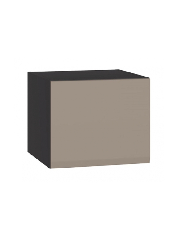 Шкаф навесной Сейдиль 16.314.04 антрацит / веллюто капучино