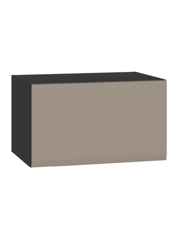 Шкаф навесной Сейдиль 16.314.05 антрацит / веллюто капучино