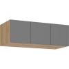 Шкаф навесной Широн 1200 графит серый / дуб крафт золото