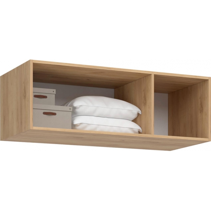 Шкаф навесной Широн 1200 графит серый / дуб крафт золото