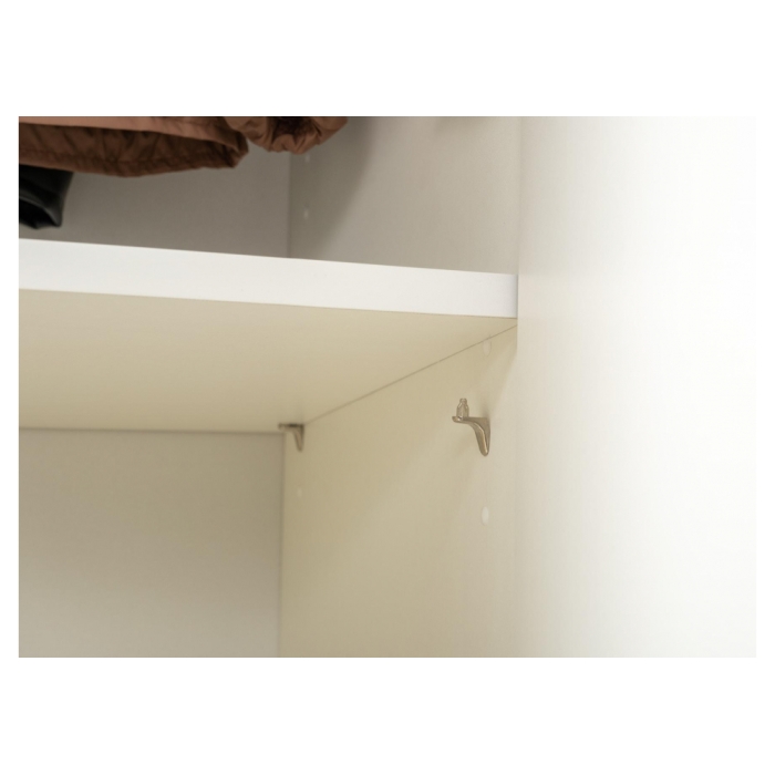 Шкаф Октава 13.338 белый PE шагрень / дуб золотой craft