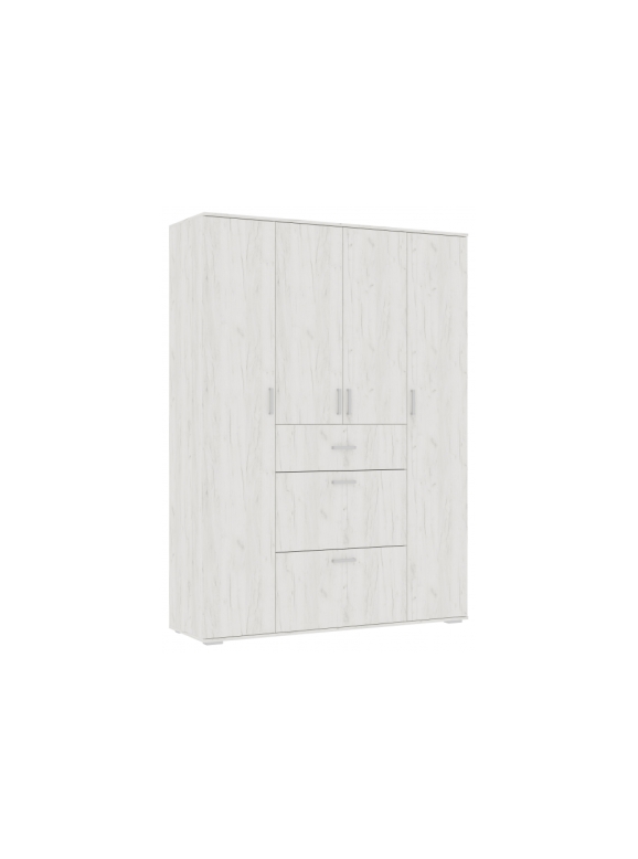 Шкаф Паркинс ШК 03 дуб крафт белый
