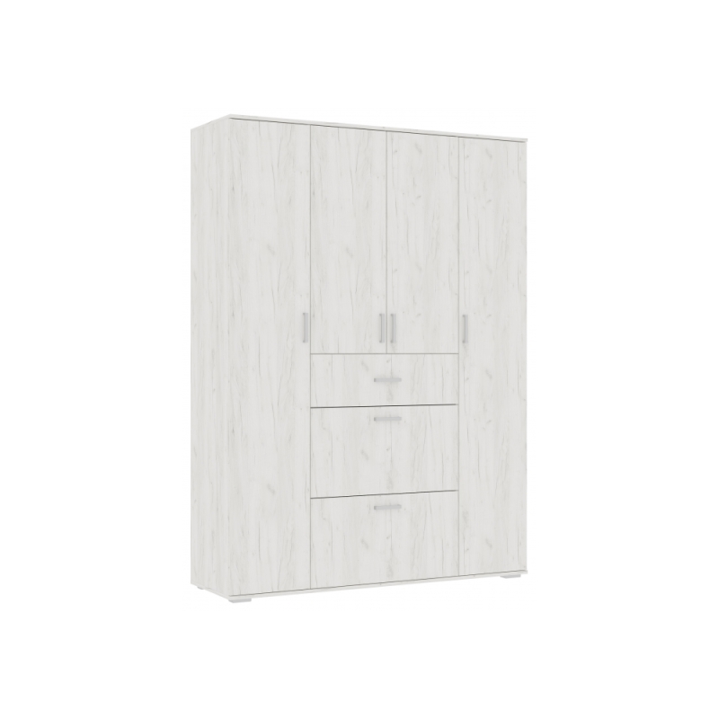 Шкаф Паркинс ШК 03 дуб крафт белый