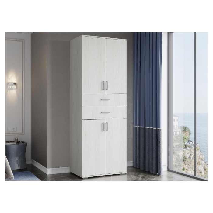 Шкаф Паркинс ШК 05 дуб крафт белый