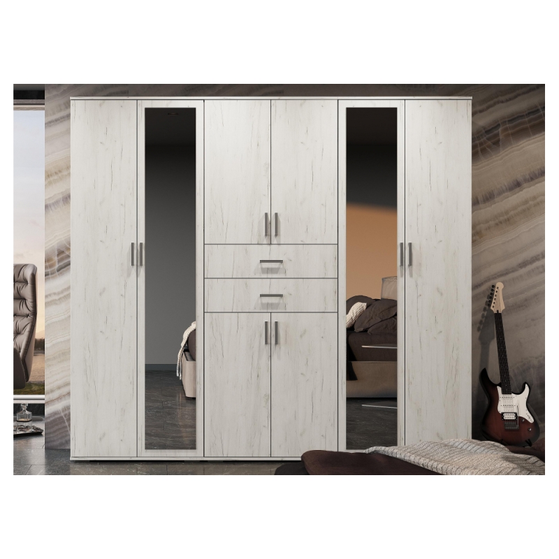 Шкаф Паркинс ШК 05 дуб крафт белый