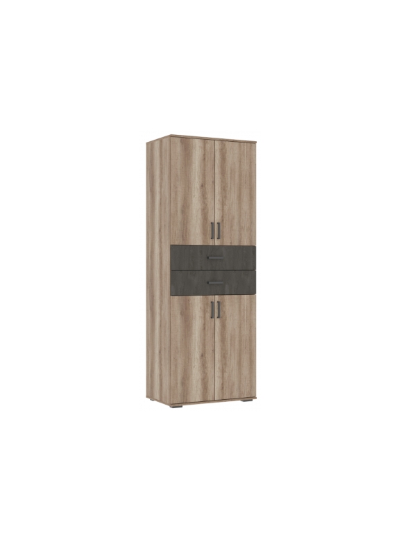 Шкаф Паркинс ШК 05 железный камень / дуб каньон