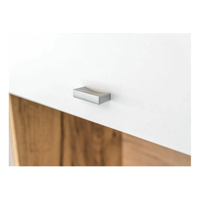 Шкаф-пенал Бэль 10.04 белый премиум / дуб золотой craft