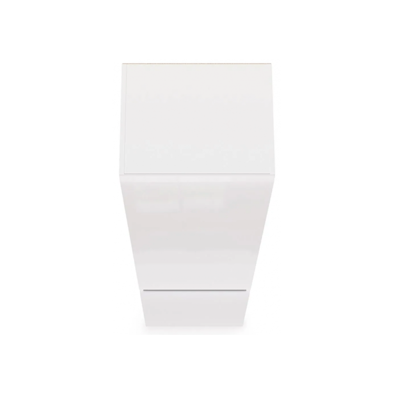 Шкаф Сейдиль белый премиум / черный / белый глянец