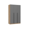 Шкаф Широн 1200 графит серый / дуб крафт золото