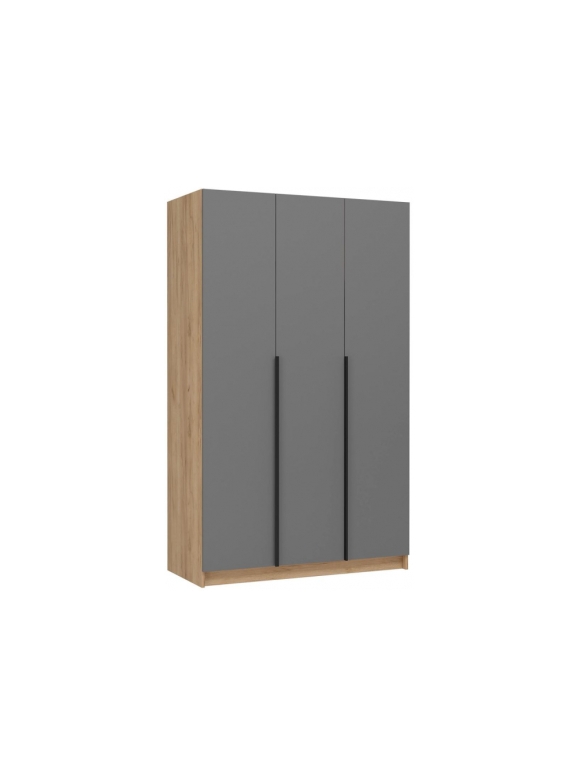 Шкаф Широн 1200 графит серый / дуб крафт золото
