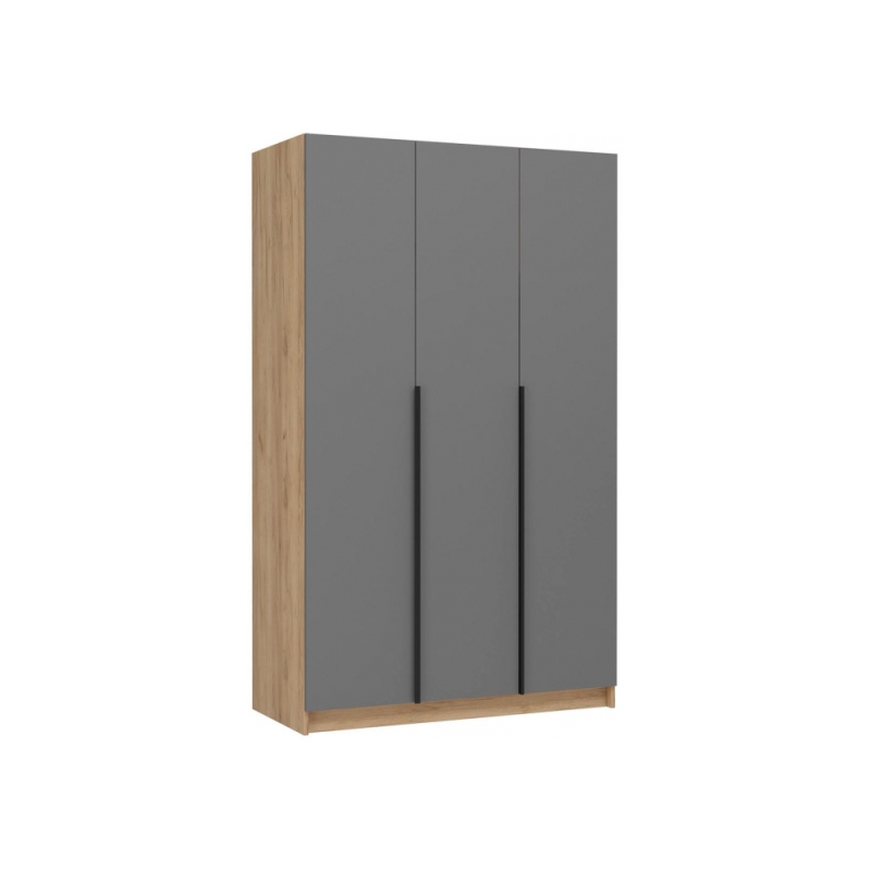 Шкаф Широн 1200 графит серый / дуб крафт золото