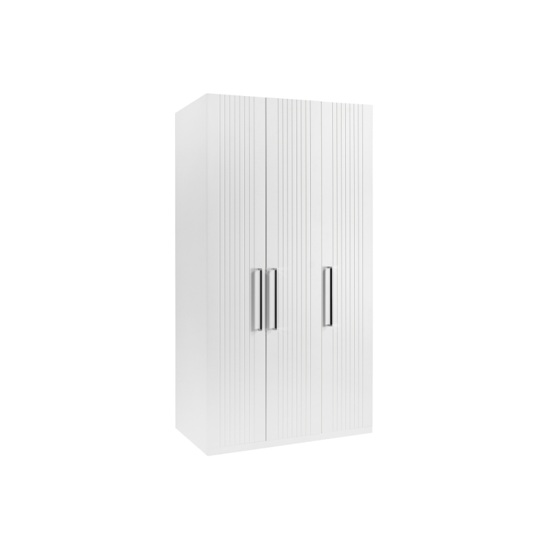 Шкаф трехдверный Вестра белый шагрень