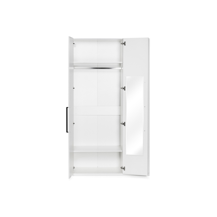 Шкаф трехдверный Вестра белый шагрень