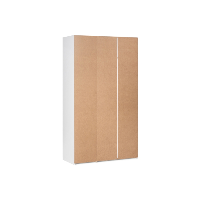 Шкаф трехдверный Вестра белый шагрень