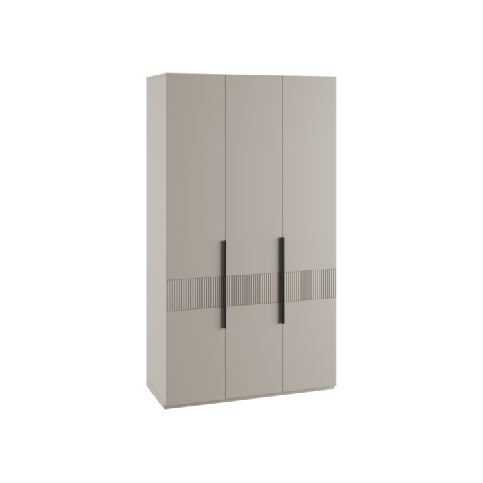 Шкаф трехстворчатый Ника бежевый мат-05 / кашемир