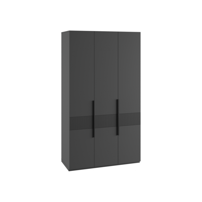 Шкаф трехстворчатый Ника эйхория QR-17 / графит