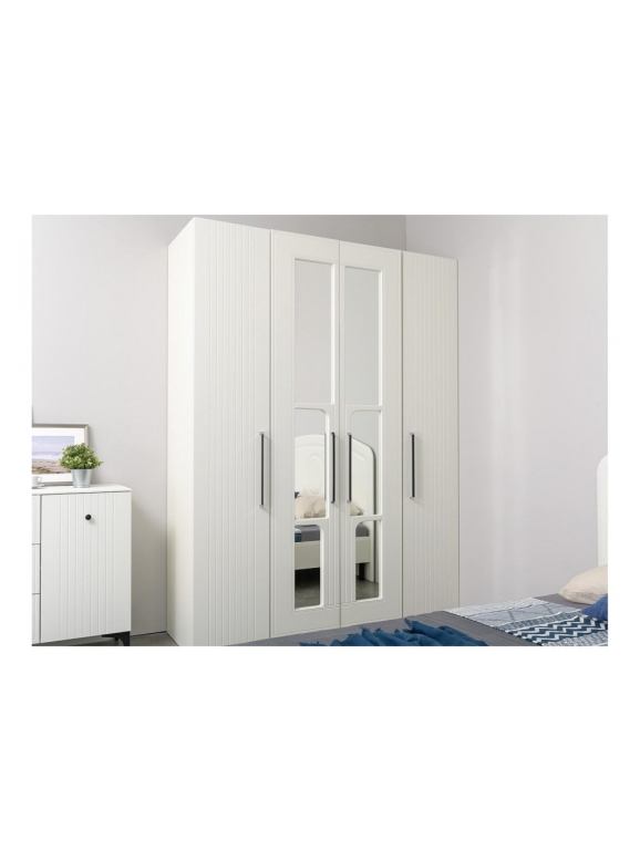 Шкаф Вестра белый шагрень комплектация 2