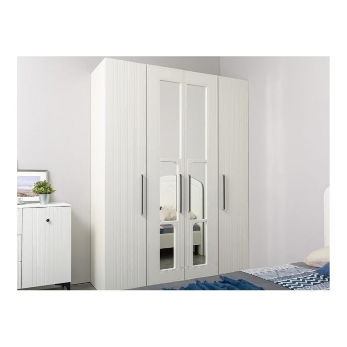 Шкаф Вестра белый шагрень комплектация 2