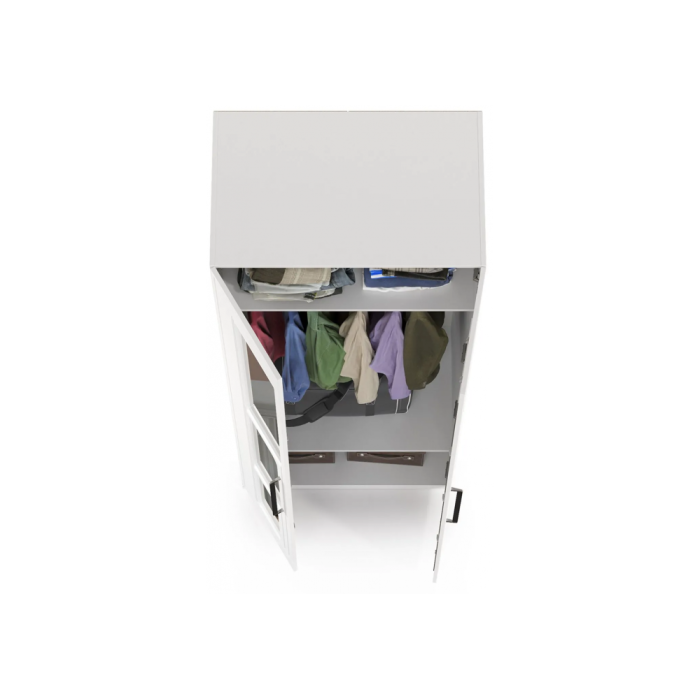 Шкаф Вестра белый шагрень комплектация 2