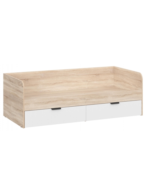 Софа Стокгольм КРД03-90 90х200 дуб сонома / line софт пломбир